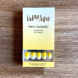 Red Aspen Nail Dashes NEW RETIRED Sunday Mimosa Serina Ombré Press On Nails